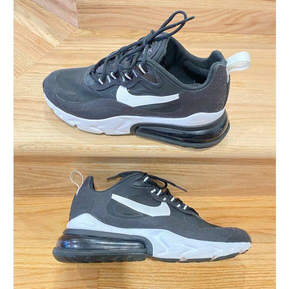 Nike React Trainers/Air Max  Black/White 7us AT6174-004 Black White Women - Picture 1 of 10